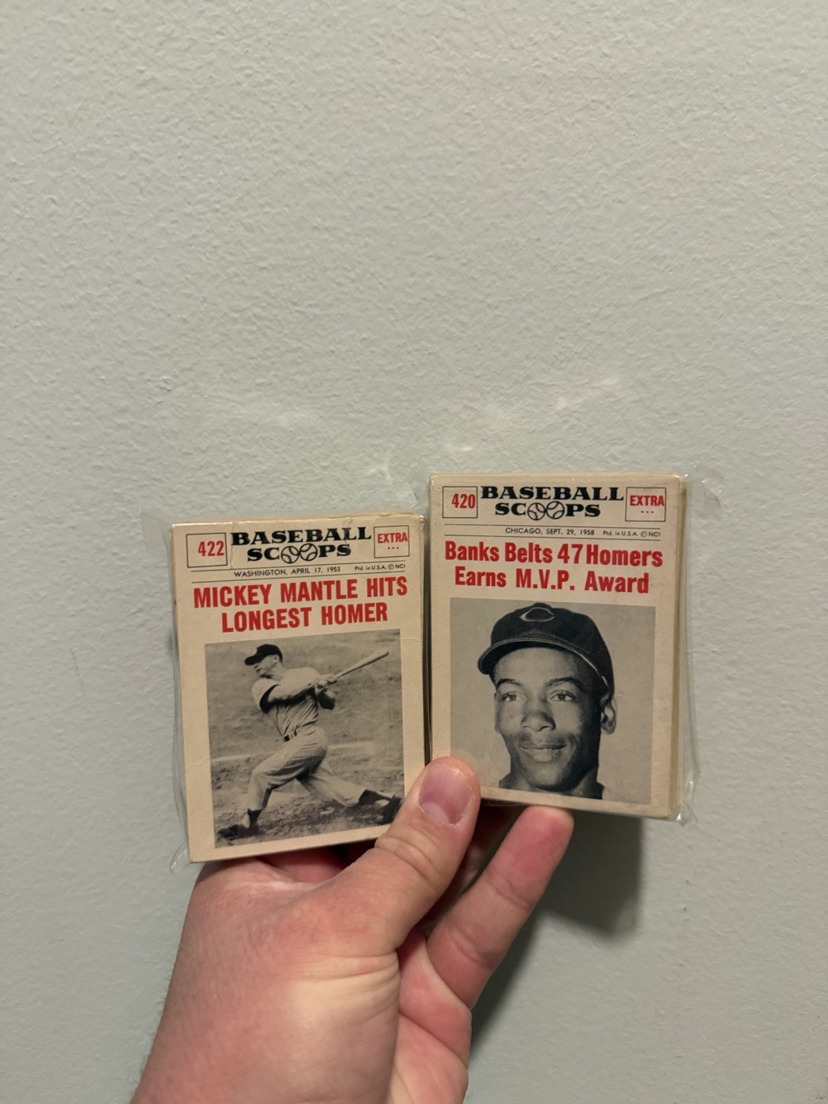 1961 Nu-Cards Baseball Scoops Lot