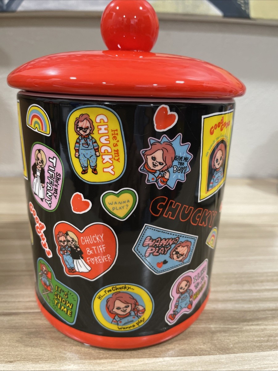 Chucky Good Guys Horror Movie Ceramic Cookie Jar Canister W/Lid