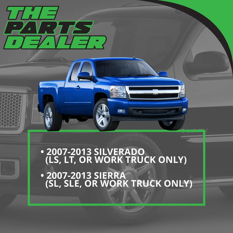 Molded Dash Cover for 07-13 Silverado Sierra in Dark Titanium Grey 83* 88* Foto 3 de 4