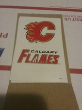 10 NHL Calgary Flames Logo Hockey Sticker Lot Stickers Wholesale 