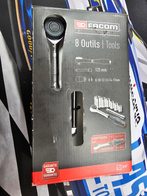 FACOM TOOLS J.360PACK 3/8 Twist Rotating Handle Ratchet & Sockets