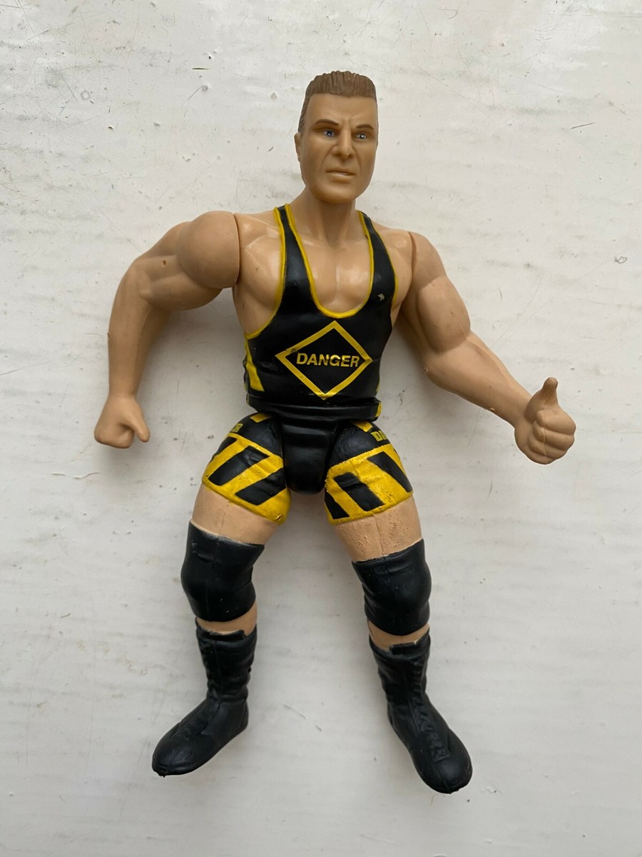 WWF HASBRO OWEN HART プロレスフィギュア WWF Hasbro Yellow Card Owen Hart WWE Mattel Retro Wrestling