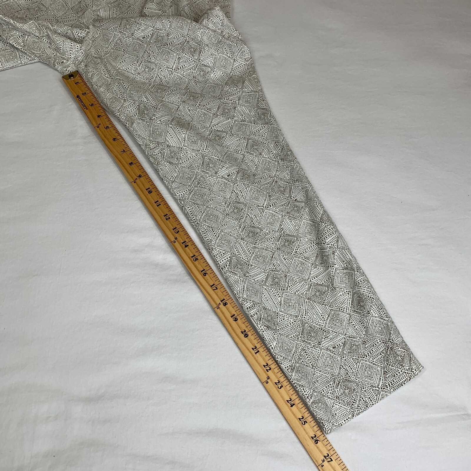 Gap Women's Patterned Pixie Cropped Straight Leg … - image 7