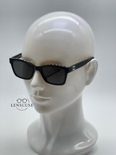 Chanel CH5417 501 Black Square Sunglasses Gray Lenses Brand New  100 Authentic