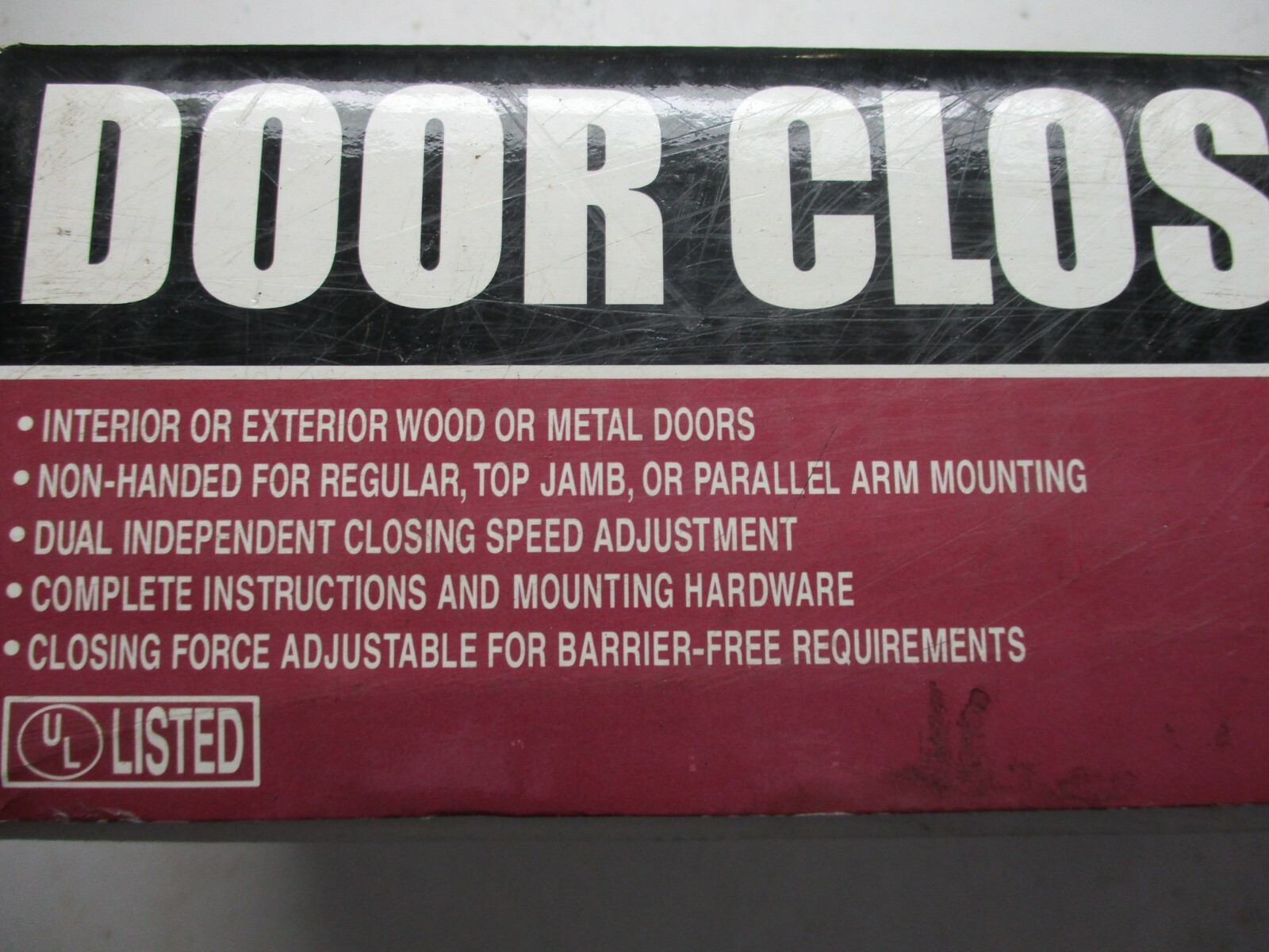 Tell 600 Series DC100018 Commercial Door Closer Retrofit Yale Norton