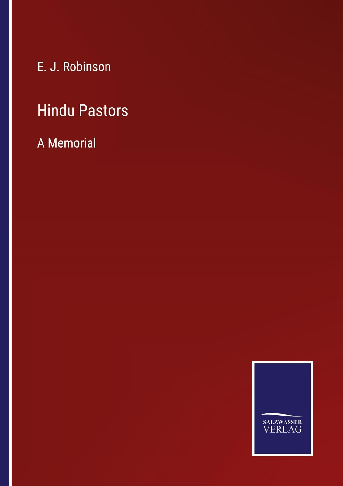Thumbnail - E. J. Robinson / Hindu Pastors9783752531367