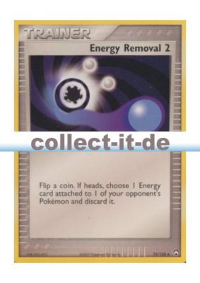 Pokemon EX Power Keepers - 74/108 - Trainer - Energy Removal 2 - ENGLISCH