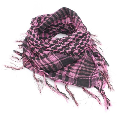 Unisex Lightweight Plaid Tassel Arab Desert Shemagh KeffIyeh Scarf Wrap Pashmina - Picture 17 of 20