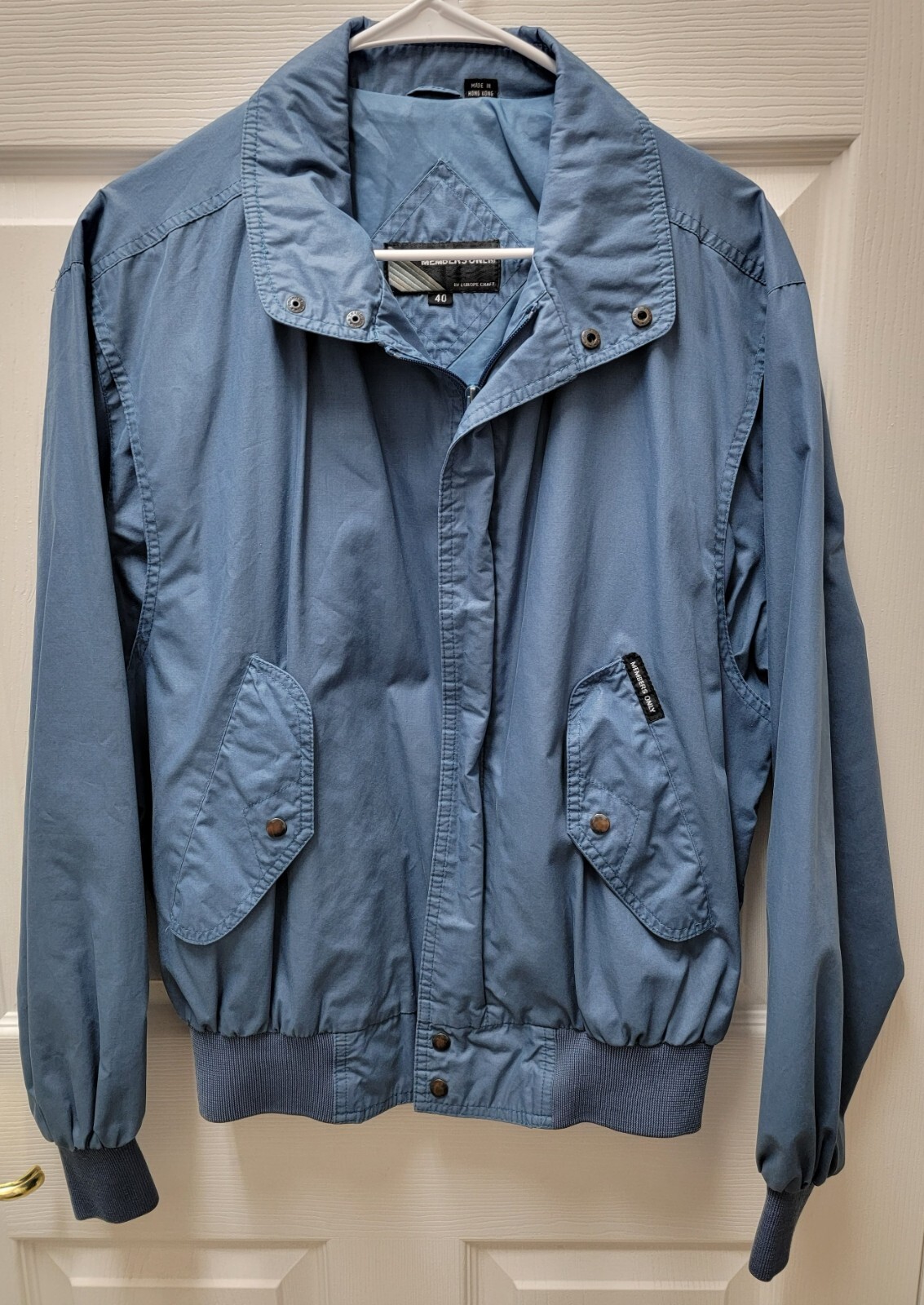 Members Only Gray Lining Jacket 40 - image 1