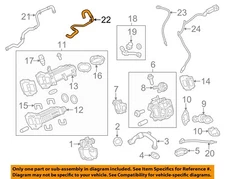 FORD OEM 11-16 F-250 Super Duty Emission Components-Outlet Hose BC3Z9F476B