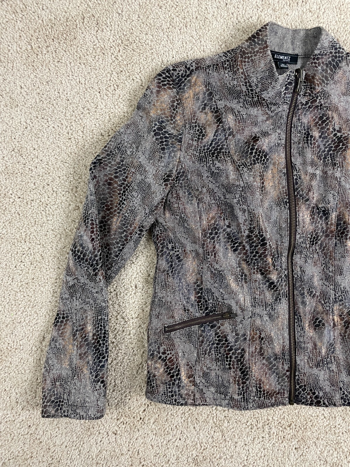 Elementz Basic Jacket Womens PS Full Zip Stand Up… - image 4