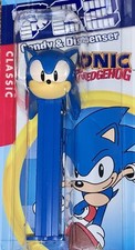 PEZ Classic SONIC The HEDGEHOG Dispenser & Candy Grape Orange Cherry ~ NEW