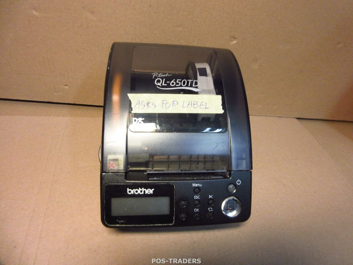 BROTHER QL-650TD USB Barcode Label Printer 59mm 300 dpi BROTHER QL-650TD USB Barcode Label Printer 59mm 300 dpi