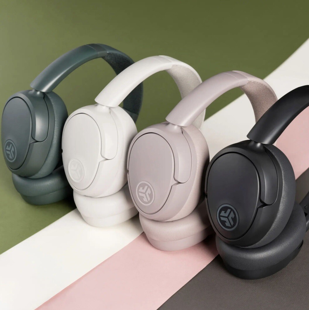JLab JBuds Lux ANC Wireless Headphones Hybrid Over-Ear Bluetooth