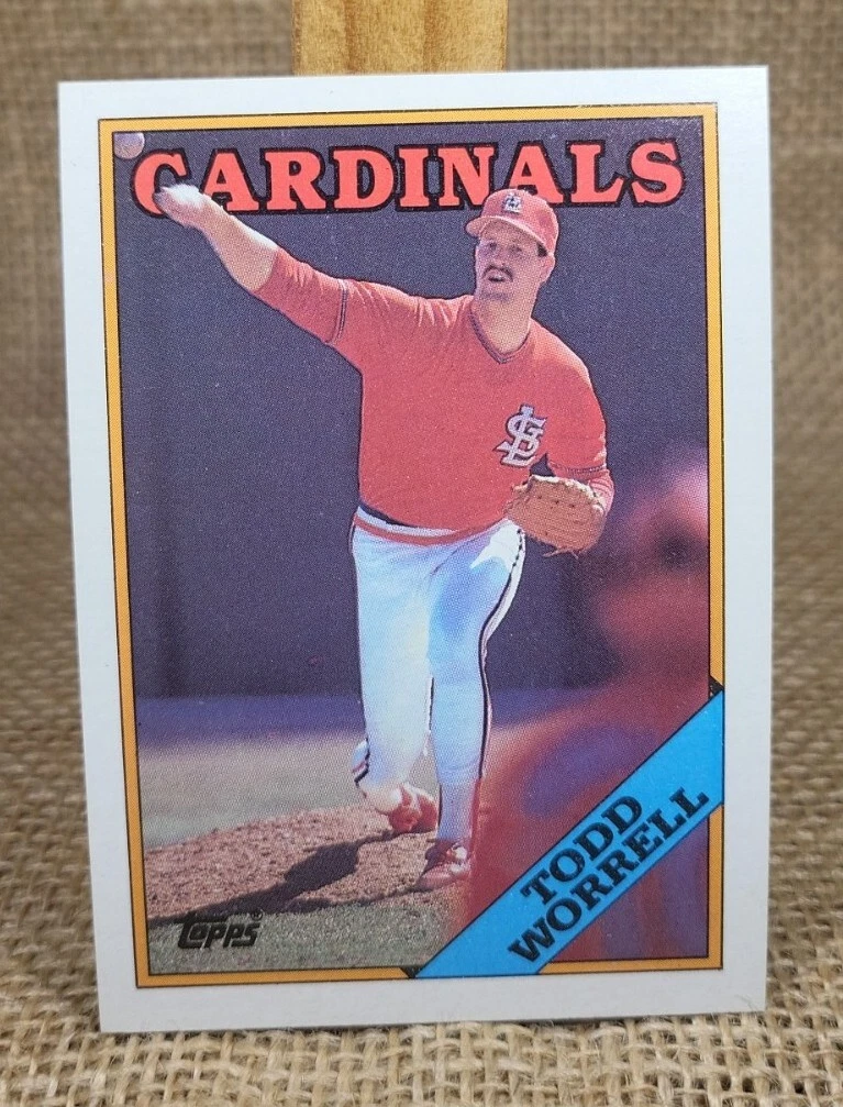 1988 Topps Todd Worrell Baseball Card #715 Cardinals FREE S&H A2