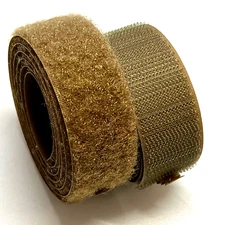 1" Velcro® Brand MIL-SPEC COYOTE Hook and Loop Set - SEW-ON TYPE - 1 YARD