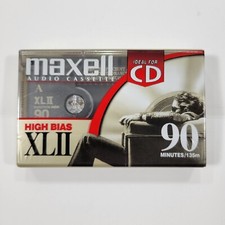NEW Maxell XLII 90-Minute High Level Bias Audio Cassette Tape Sealed
