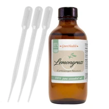 4 fl oz Lemongrass Essential Oil (100% Pure & Natural) - GreenHealth