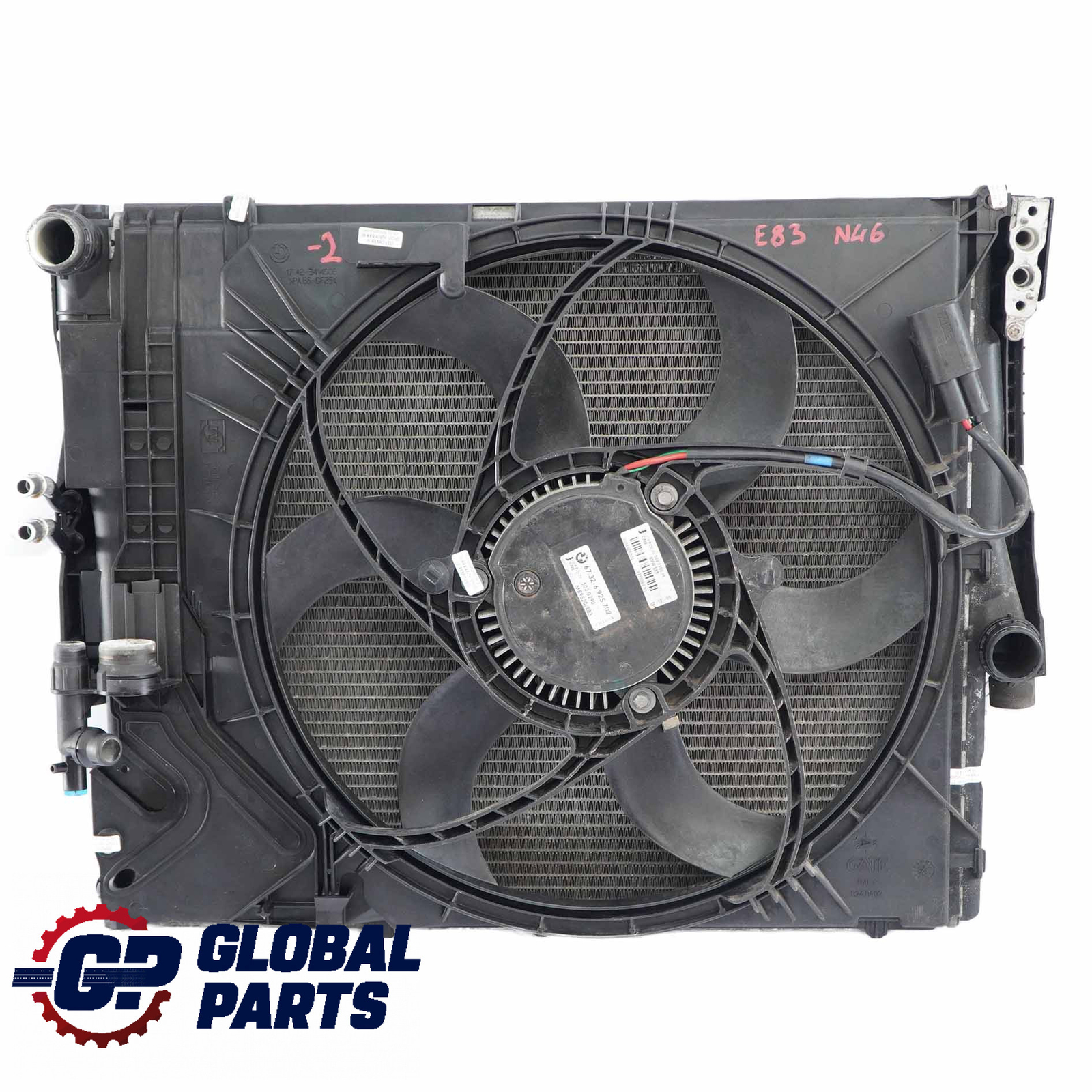 BMW X3 Series E83 2 Engine Cooling Radiator Fan 400w 6925702 for 