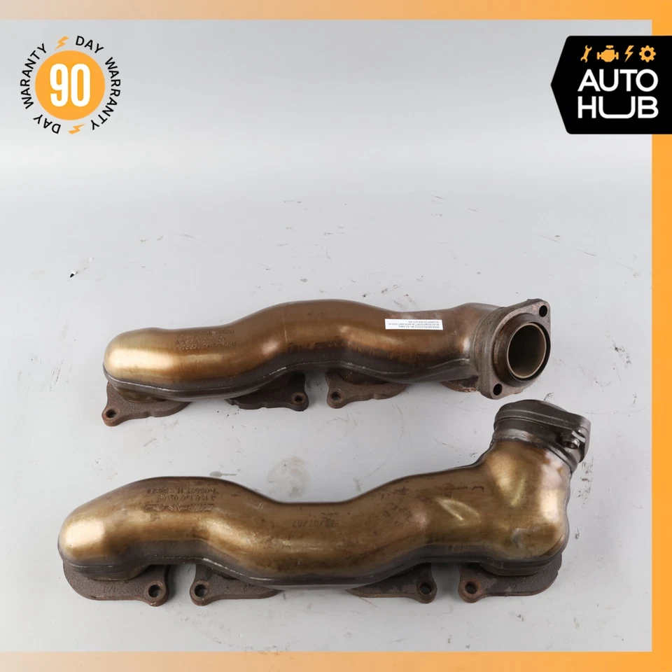 07-11 Mercedes W164 ML63 R63 AMG colector de escape lado izquierdo y derecho juego de 2 OEM Foto 2 de 4
