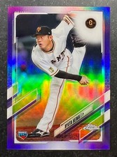 2021 Topps Chrome Nippon Purple Refractor Ryuta Heinai #186 76/299