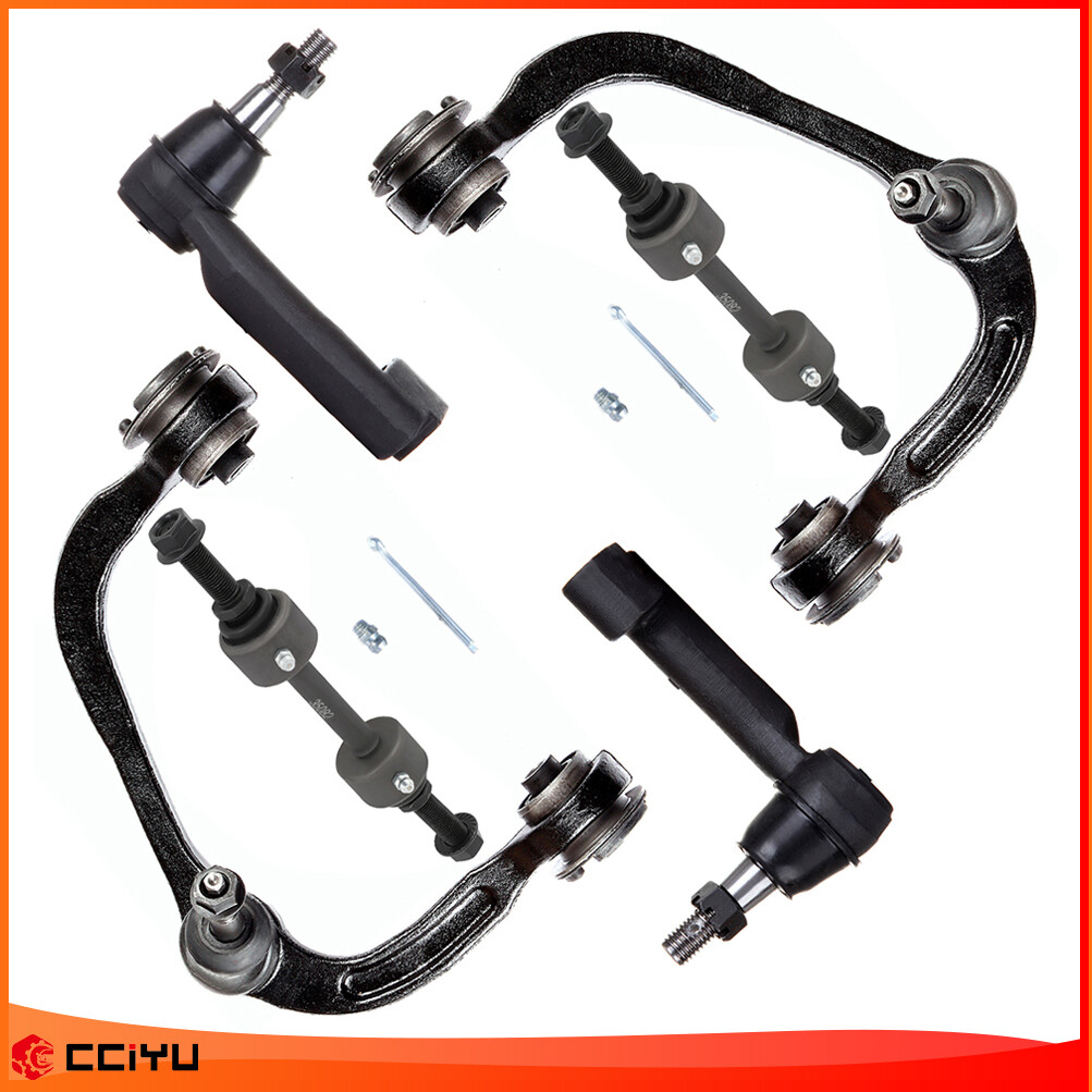 8pcs For 2009 2010-2014 Ford F-150 Front Control Arms Ball Joints Tie Rod Ends E - Foto 4