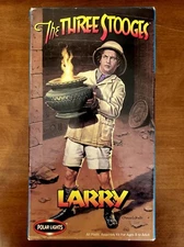 LARRY THREE STOOGES MODEL KIT Polar Lights 1999 NEW OPEN BOX W/ WEAR
