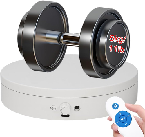 Motorized Rotating Display Stand W/ Remote Control, 3D Scanner Turntable for Pho - 第 1/12 張圖片