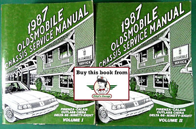1987 Olds Firenza Calais Cutlass Ciera Cruiser 88 98 Shop Service Repair Manual
