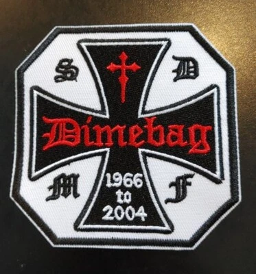 Dimebag Darrell Tribute Embroidered Patch Iron-On Sew-On US ship Pantera