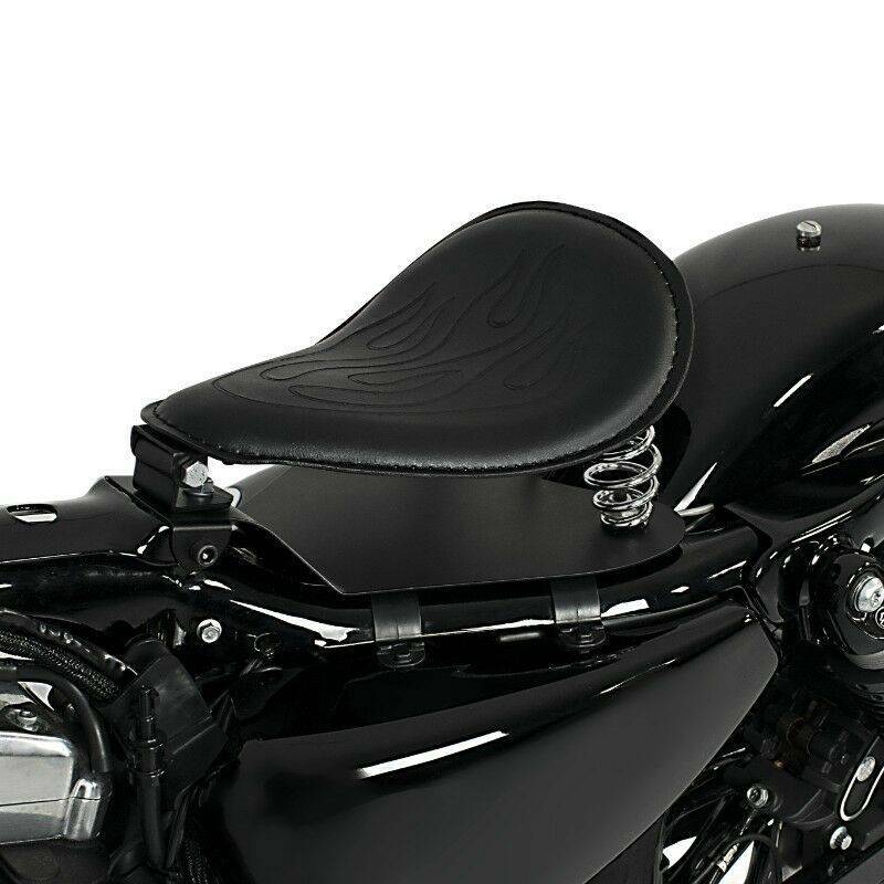 Motorrad Sitz Grundplatte Für Harley XL883/1200 | Schwarze Metall Schutzplatte Für Bobber Chopper