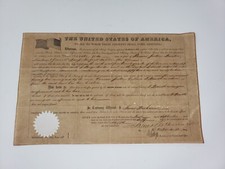 Land Grant James Buchanan. Ransom Jenkins Privateer War of 1812. Chatfield MN