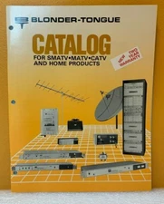Blonder-Tongue 1989 SMATV, MATV, CATV and Home Products Catalog.