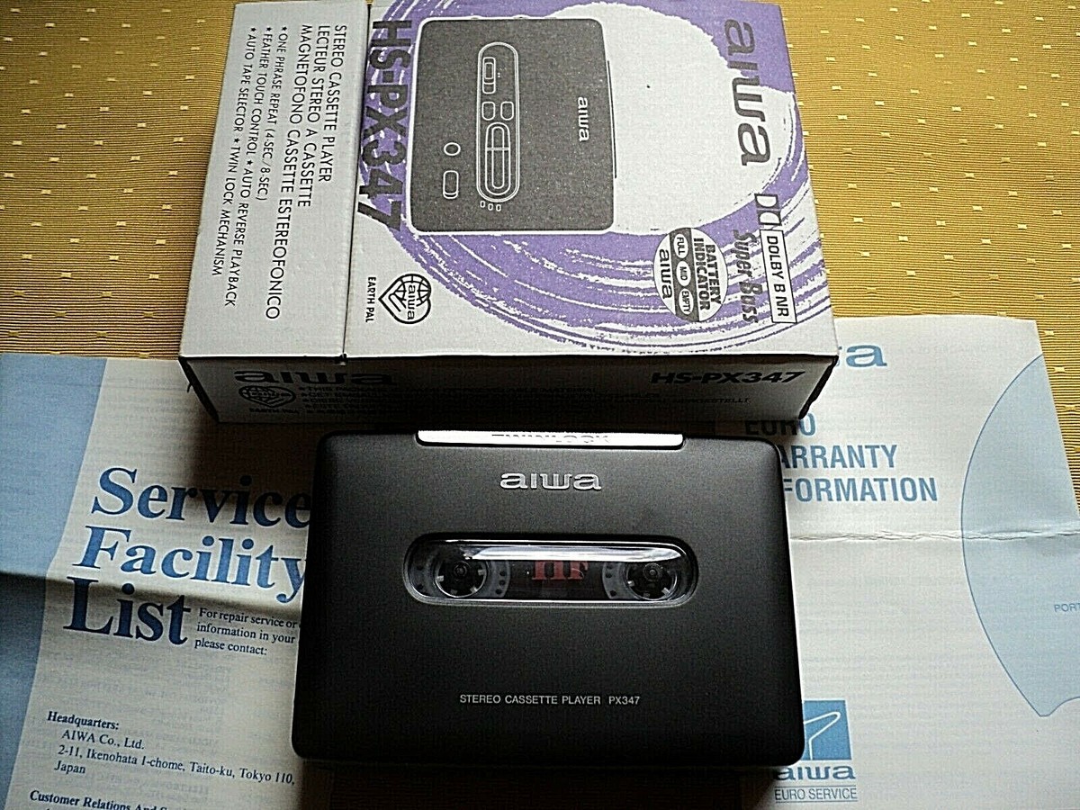 AIWA HS-PX347 WORKING - *** STEREO CASSETTE PLAYER