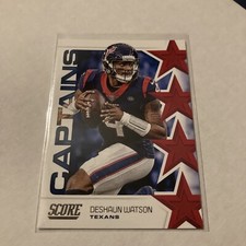 2019 Score Football Captains #9 Deshaun Watson Texans Browns