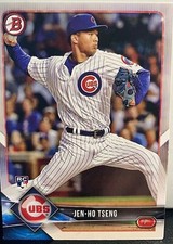 2018 Bowman Jen-Ho Tseng RC Chicago Cubs #11