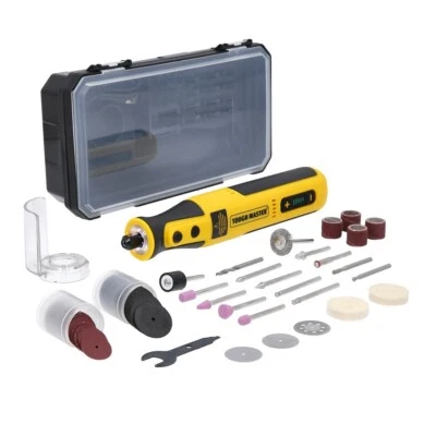 TOUGH MASTER Rotary Tool Cordless Rechargeable Mini Drill Grinder Engraving Pen