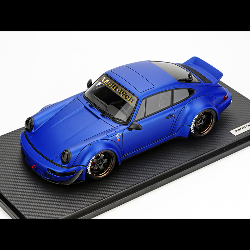 Ignition 1:18 Porsche RWB 911 964 Matt Blue Diecast Car Model