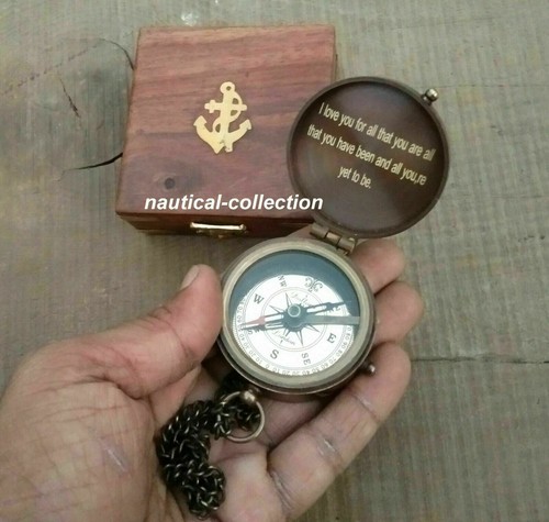 To My Son Personalized Brass Compass,Son from Dad, Gift for son, Mother Son Gift - Picture 2 of 4