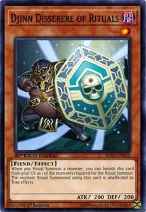 Djinn Disserere of Rituals - SBAD-EN013 - Common - 1st Edition x3 - Near Mint