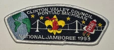 1993 Clinton Valley Michigan National Jamboree JSP CSP  Boy Scout   XJ9