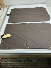 Volvo Vnl Truck Sleeper Bunk Side Window Curtains Espresso Tan Set Pair Oem