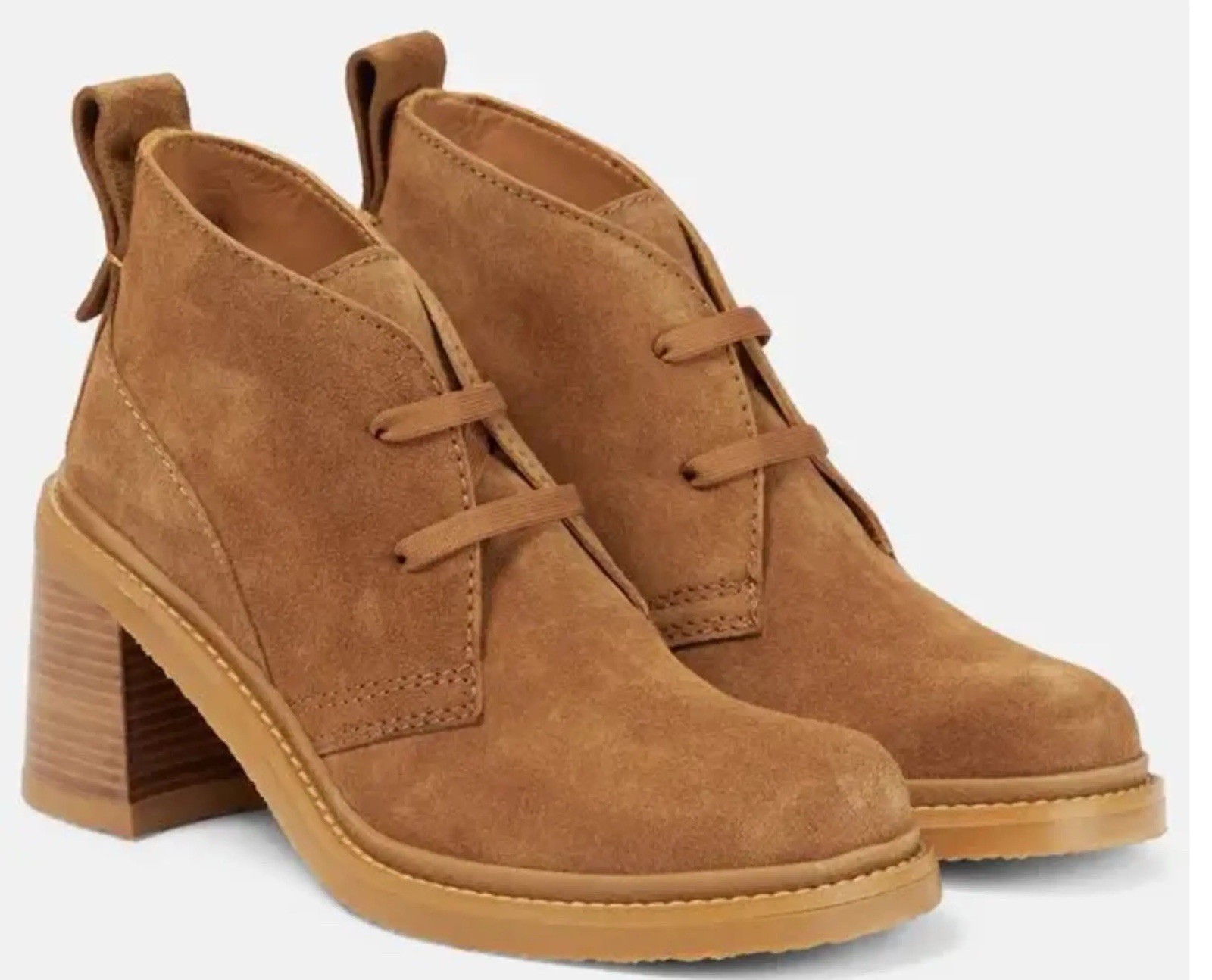 BOTINES DE GAMUZA SEE BY CHLOE BONNI ZAPATOS TALLA 39 $575