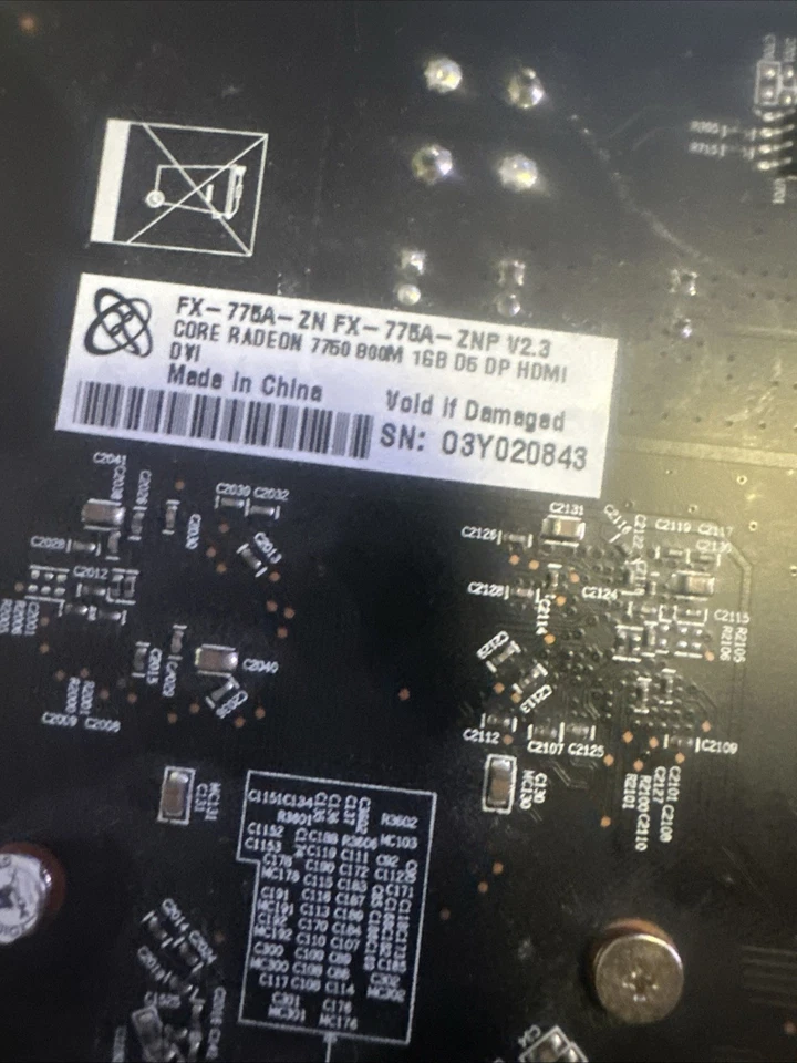 XFX AMD Radeon R7750 Ghost Ed 1GB Video Graphics Card GPU DP HDMI FX-775A-ZN - Image 4 of 4