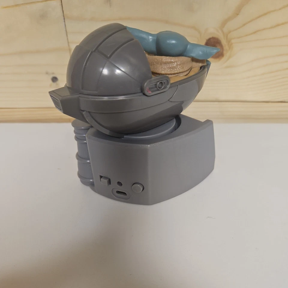 Altavoz Bluetooth Baby Yoda Grogu, Recargable, Star Wars Mandalorian Foto 2 de 3