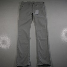 NEW Edwin 30x32 Light Stone Gray Mason Stretch Slim Mens Pants