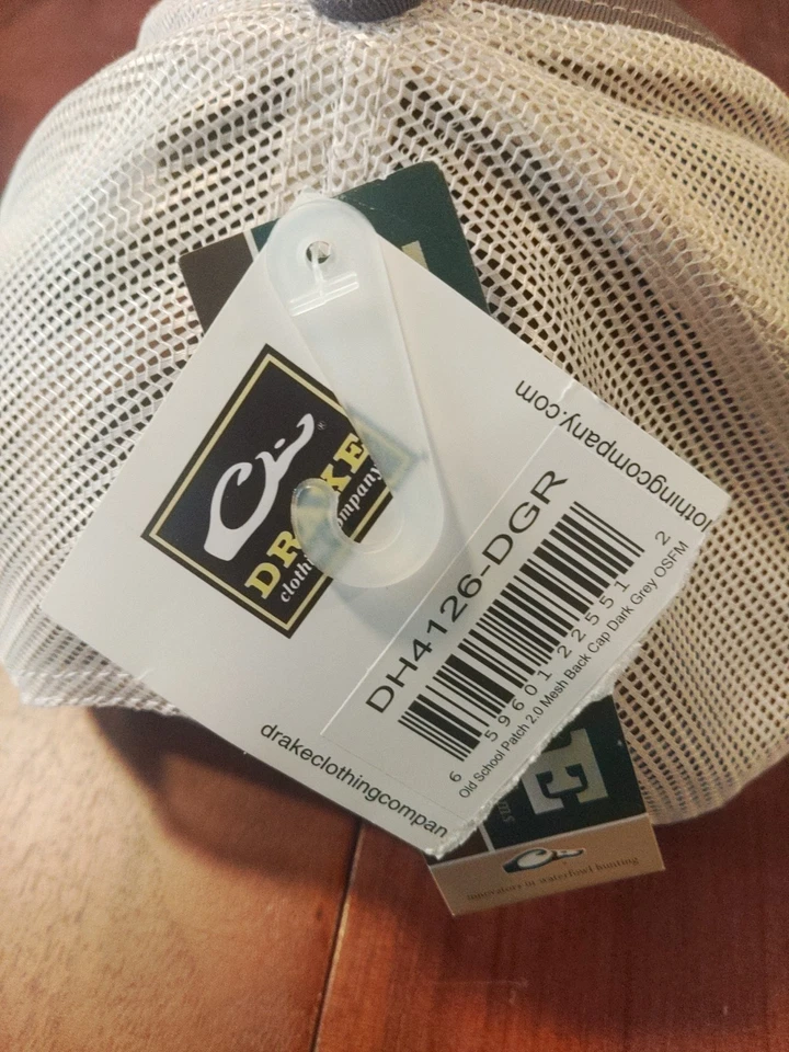 New Drake Waterfowl Systems Logo Adjustable Hat Duck Hunting - Image 4 of 4