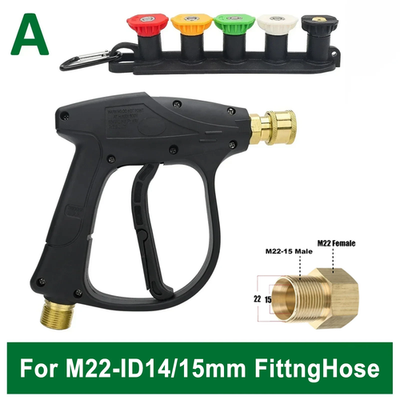 #ad Portable High Pressure Washer Gun Kit with Foam Cannon amp; M22 Adapter 14 15Mm $36.20