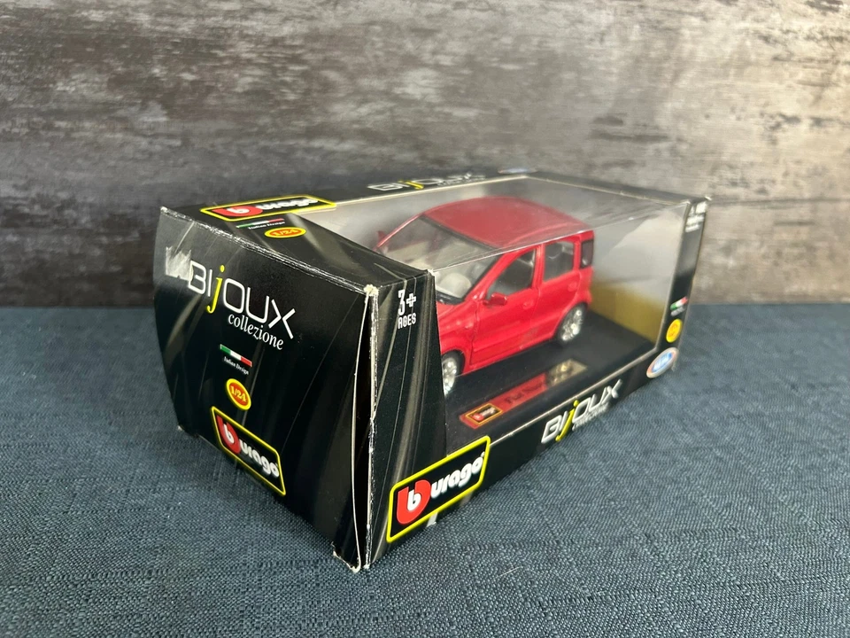 FIAT PANDA 169 Fiat Nuova Panda 2003 scala 1/24 BBURAGO Burago BIJOUX multijet - Immagine 4 di 4