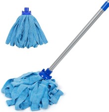 Mop, Microfiber Cloth Mops for Floor Cleaning, Small Mop with 2 Refills